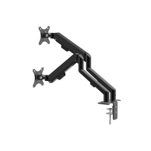 Monitor&TV tartókonzol - dupla karos, teleszkópos - asztallapra rögzíthető - 62 cm, 30" - Image 9