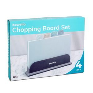 Vágódeszka készlet - műanyag - 29 x 22,3 cm - 4 db / csomag - Image 5