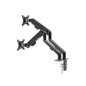 Monitor&TV tartókonzol - dupla karos, teleszkópos - asztallapra rögzíthető - 62 cm, 30" - Image 8