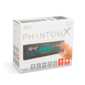 Fejegység "PhantomX" - 1 DIN - 4 x 50 W - gesztusvezérlés - BT - MP3 - AUX - USB - Image 8