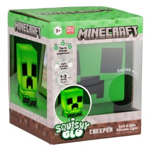 Minecraft Squishy Glo Silicon Light Creeper 15 cm - Image 3