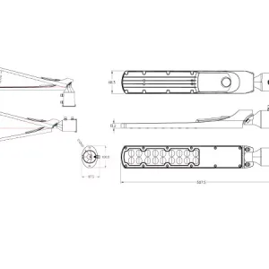 LEDline LITE Road luminaire FLAMINGO 50W 4000K 5000lm black - Image 4