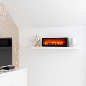 Kandalló LED-es lánghatással - elemes / USB-s - 60 x 10 x 20 cm - Image 4