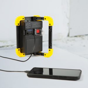 Multifunkciós reflektor,munkalámpa - Li-ion akkumulátorral, micro-USB - Image 5