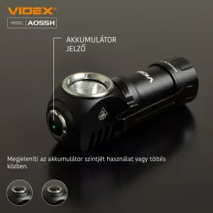 Videx LED Fejlámpa hidegfehér újratölthető akkumulátorral A055H - Image 6