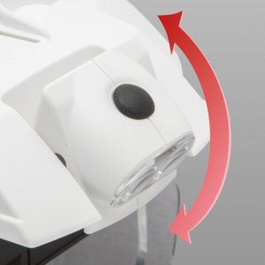 Fejpántos nagyító LED világítással, dupla lencsével - Image 4