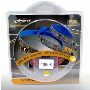 Hajlítható LED szalag 12v 2835-60D-5w-500lm/M 4000k IP20 5M - Image 1