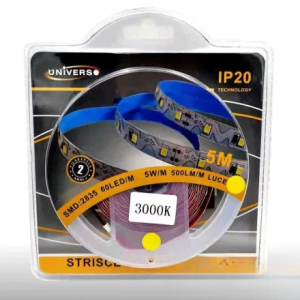 Hajlítható LED szalag 12v 2835-60D-5w-450lm/M 3000k IP20 5M - Image 1