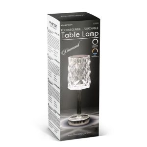 Asztali lámpa - átlátszó - állítható színhőm, fényerő - akkumulátoros - USB - Image 3