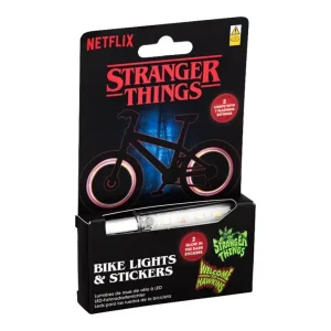 Stranger Things LED világító szelepsapka biciklire/autóra + matricák - Image 1