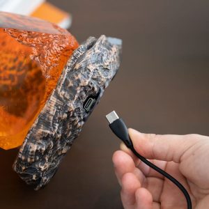 Jurassic Park lámpa USB-C-vel, borostyánszínű - Image 5