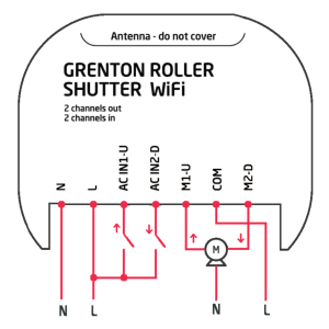 Süllyeszthető Wi-Fi redőnyvezérlő modul - Image 4