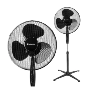 VIENTO állóventilátor 45W fekete Kobi Windstar - Image 4