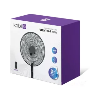 VIENTO-R állóventilátor 40W fekete Kobi Windstar - Image 4