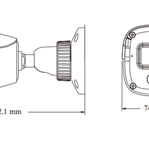 Techson TCI EH1 C904 W AM -2.8 4 Mpx-es IP kamera - Image 3