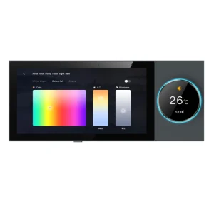 HUGOLED Tuya Smart Knob Okosotthon Központi Panel S3 1440p LCD érintőkijelző, Zigbee, WiFi, LAN, BLE, RS485 - Image 3