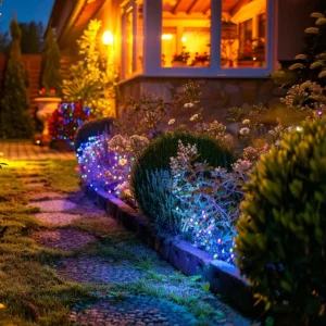 Naplelemes 50 LED LUME RGB LED színes füzér - Image 3
