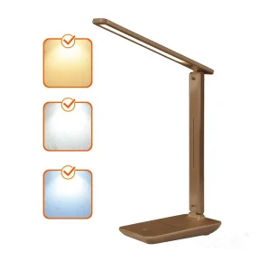 Asztali lámpa LED NOBLITE N 7W 3CCT barna LED2B - Image 2