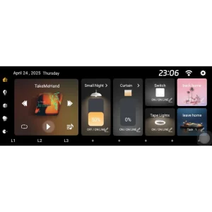 HUGOLED Tuya Smart Okosotthon Központi Panel S2 960p LCD érintőkijelző, Zigbee, WiFi, LAN, BLE, RS485 - Image 5