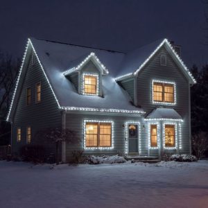Fényfüzér - 50 m hidegfehér - 1000 LED - 220-240V - 9W - átlátszó kábel - Image 3